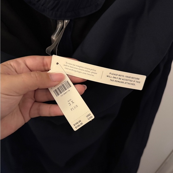 BY ANTHROPOLOGIE STRAPLESS TWOFER PLEATED MIDI DRESS (NWT) - Picture 8 of 8